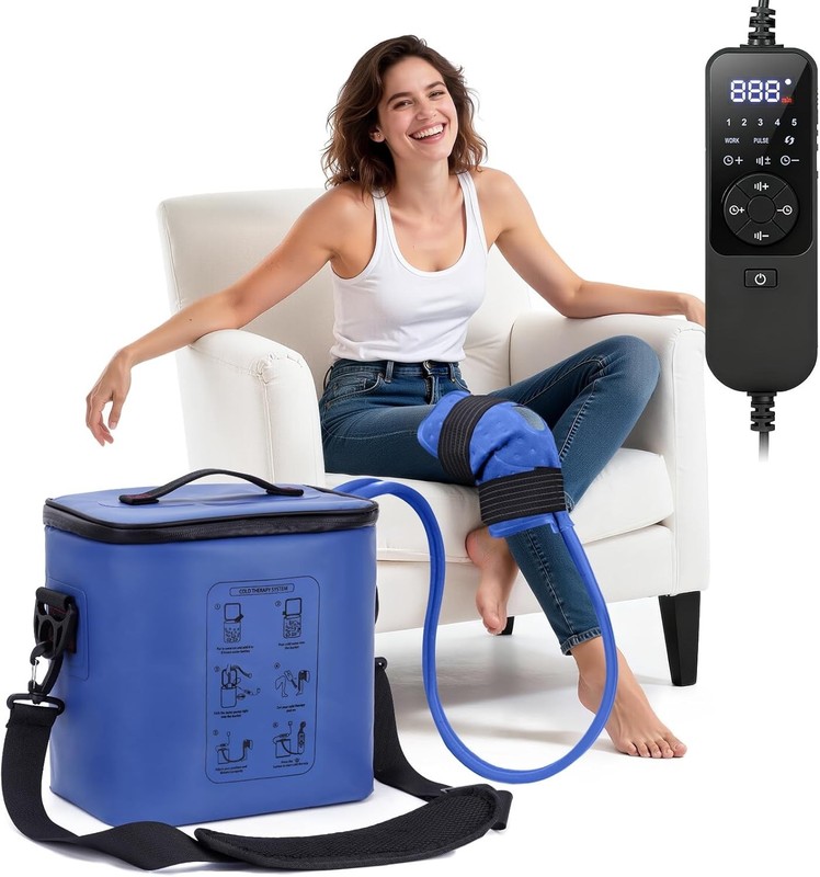 Cold Therapy Machine - Programmable Timer–Portable Ice Therapy System for Post