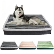 Dog  Cat Bed   Calming Memory Foam Mattress with Washable Cover  Non-Slip