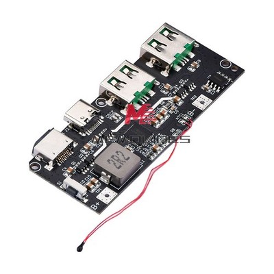 22.5W 2-way Quick Charging Type-C USB Mobile Power Bank 18650 Charging Module #w