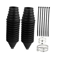 Car Inner Tie Rod Boot Kit,Cuttable Rack and Pinion Boot with Clamps  Ties to