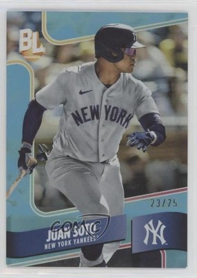 2024 Topps Big League Wrapper Redemption Blue Foil 23/75 Juan Soto #WR-72 1ja9