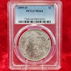 1899-O Morgan Silver Dollar PCGS MS 64