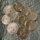 10 - 1 Ounce Uncirculated Silver Eagles Dated 2014