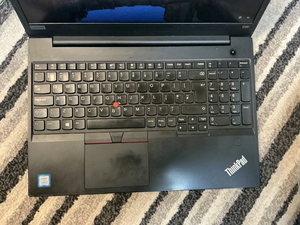 Lenovo Thinkpad E590 15.6" Laptop, Core i5 8th Gen, 8GB RAM, 256GB ssd, Win 11 - Image 4 of 4