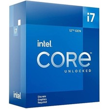 Intel Core i7-12700KF Unlocked Desktop Processor 12 Cores 8P 4E  20 Thread  