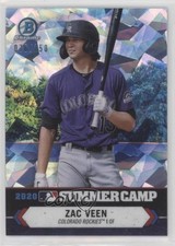 2021 Bowman Chrome 2020 Summer Camp Atomic Refractor 76/150 Zac Veen #SC-14 3y0
