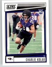 2022 Panini Score Charlie Kolar RC #374 BAL