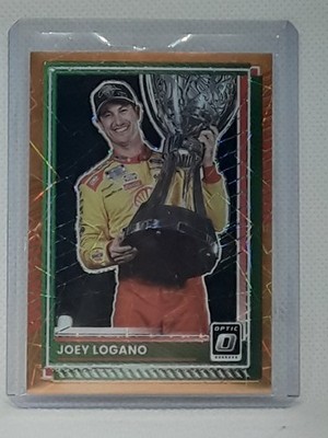 Joey Logano 2025 Donruss Optic Racing - Orange Velocity #10 -