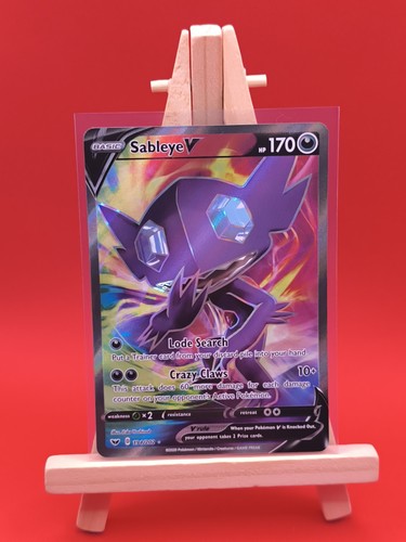 Sableye V 194/202 Sword & Shield Base Full Art Ultra Rare Pokemon Card New - Picture 3 of 14