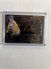 2015 Topps Five Star Golden Graphs Blue 18/20 Sonny Gray #GG-SG Auto 