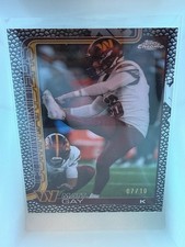 2024 Topps Chrome Serial Black Leather /10 Matt Gay Washington Commanders #300
