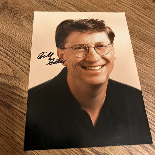 Bill Gates- Signed Photograph