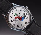 Vintage Lorus Seiko Disney Goofy Backwards Watch 1990s Novelty Rare Unisex