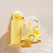 Plastic Toothbrush Holder Cartoon Mouthwash C...