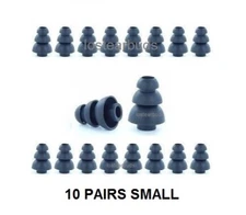 Earbud Tips Replacement  Noise Cancellation  Size Small 10 Pairs Triple Flange