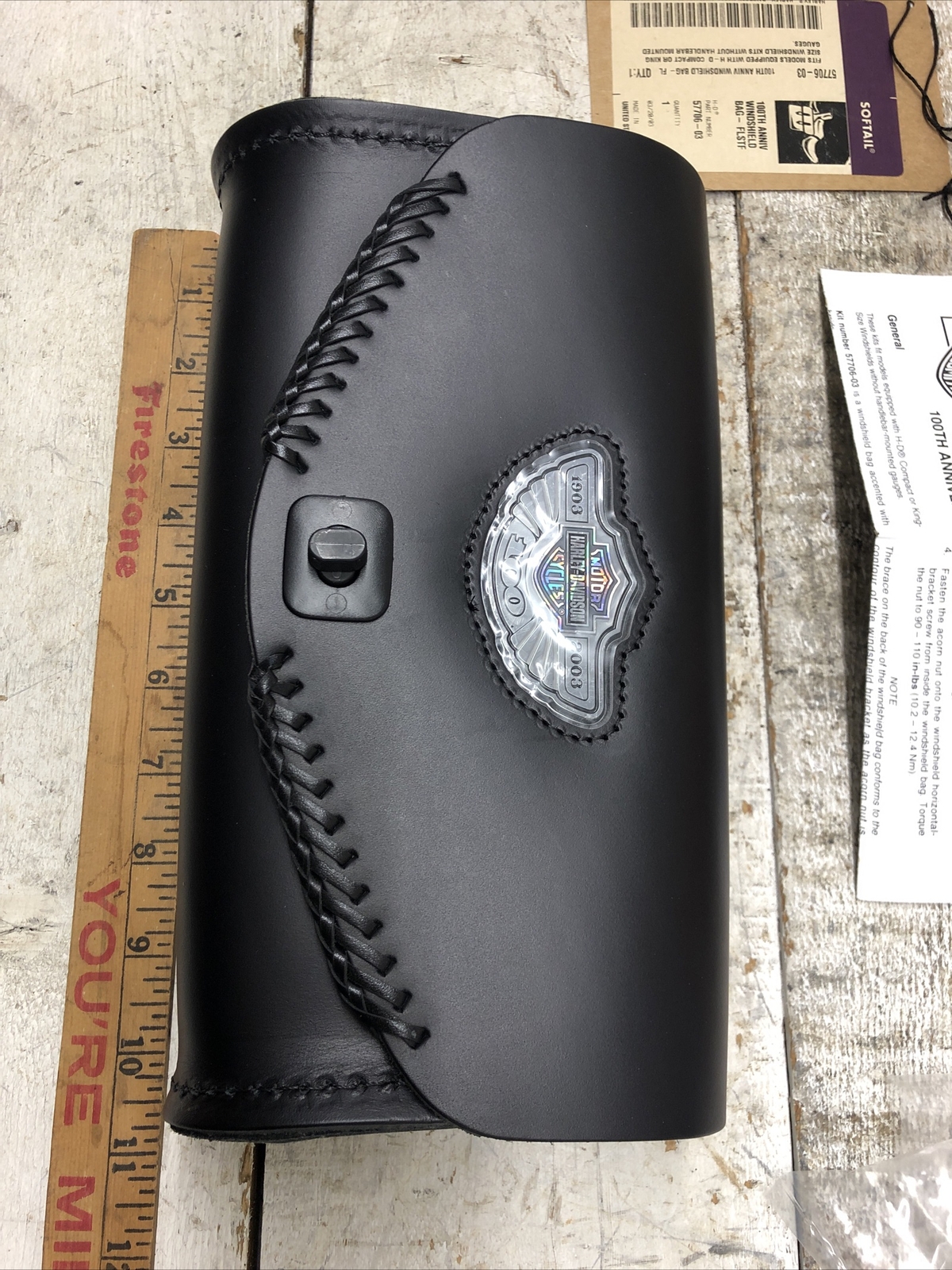 Harley 100th Anniversary Windshield Bag 2003 P/N 5770603 Fatboy