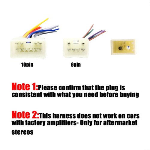 1 Set New Aftermarket Car Stereo Radio Install Kit & Wires For Toyota & Scion - Picture 4 of 8