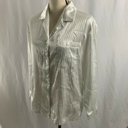 Pigiama donna Kathryn bianco con bottoni taglia S pigiama top - Foto 1 di 5