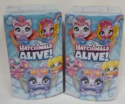  2 NEW SEALED Hatchimals Alive  Surprise Mystery Figure Self-Hatching Egg 3+