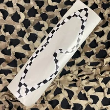 NEW KM Paintball Mask Wraps - Event Lens - White Checkers
