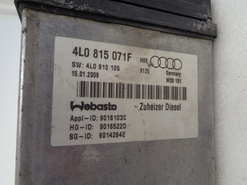 Calefactor para calefacción adicional Audi Q7 4L TDI 4L0815071J diésel 4L0 815 071 F - Imagen 5 de 6