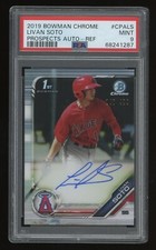 2019 Bowman Chrome Livan Soto Refractor Auto #/499 PSA 9 MINT