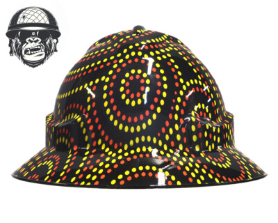 Custom Hydrographic Safety Hard Hat DREAMTIME PRO CHOICE WIDE BRIM