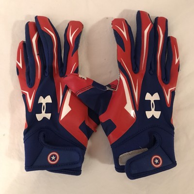 under armour captain america football gloves