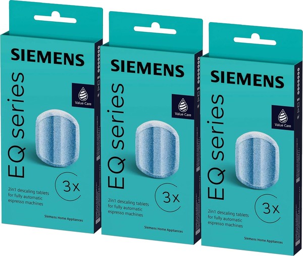 Siemens Entkalkungstabletten TZ80002A FüR Eq Kaffeevollautomaten (3Er Pack)-image