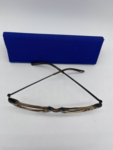 NEW Eco Atlanta Lt Brown Stripe Unisex Recycled Plastic Eyeglasses 49-19 Hipster - Picture 5 of 13