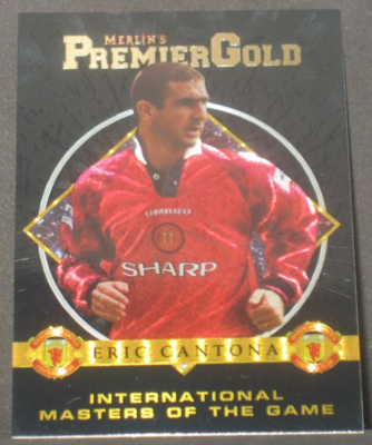 Eric Cantona 10枚限定 Gold 激レア　カード　サッカー Eric Cantona 1996-97 Merlin Premier Gold International