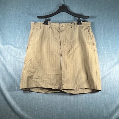 Izod Mens Shorts Size 40 Striped Polyester XFG Golf