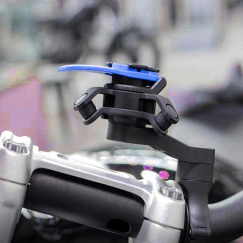 360° obrotowy rower motocykl uchwyt na telefon niebieski czarny + amortyzator - Zdjęcie 18 z 21
