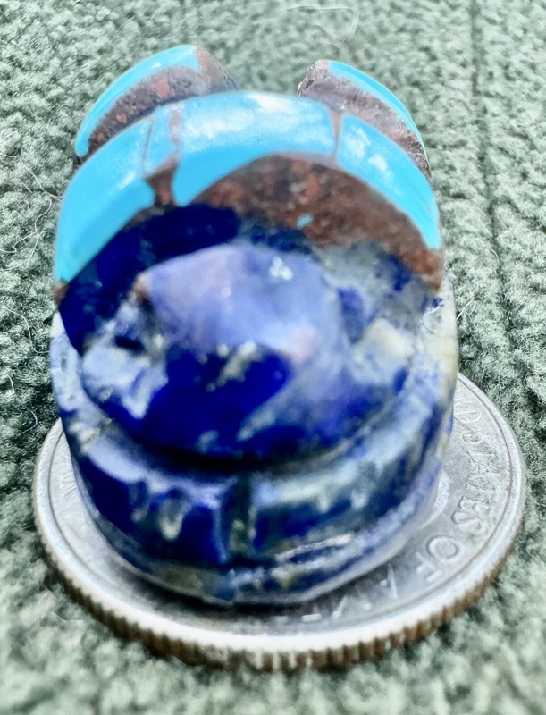 Scarab EGYPT VINTAGE ANTIQUE OLD LAPIS TURQUOISE STONE CARVED #Tequilasuntrading