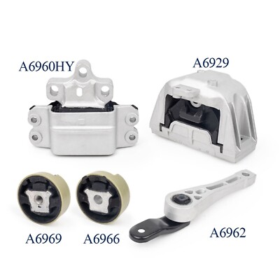 5PC Engine Motor & Transmission Mount for 2006-2013 Volkswagen GTI l4 2.0L