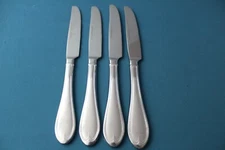 4 Dinner Knives Solid Reed & Barton Select OVAL THREAD China NEW 9 3/4"