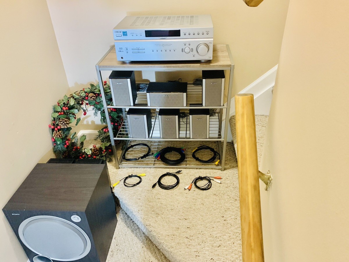 Sony Receiver STR-K6800P & Speaker System SS MSP88 w/Subwoofer SA 