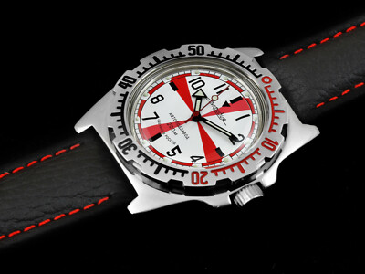 VOSTOK WOSTOK AUTOMATIK TAUCHERUHR DIVER AMF 110750L RADIO ROOM
