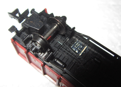 FLEISCHMANN 8205 2457 N PICCOLO DB GONDOLA CARRO CARBONE AUTO Omm 55 NOS Ep III 'D' - Foto 11 di 13