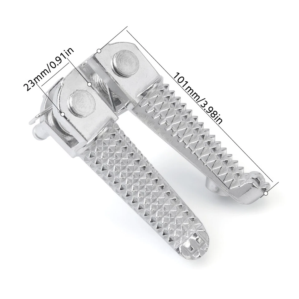 Adaptadores de estriberas delanteras para Yamaha MT09 MT10 YZF R25/R3 MT25 MT-03 FZ09 FJ09 Foto 2 de 4