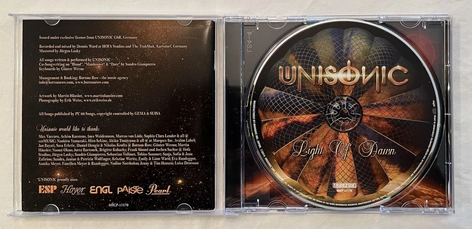 Unisonic - Light Of Dawn + 1 Bonus (Japan CD w/OBI + Sticker) Michael Kiske Foto 3 de 4