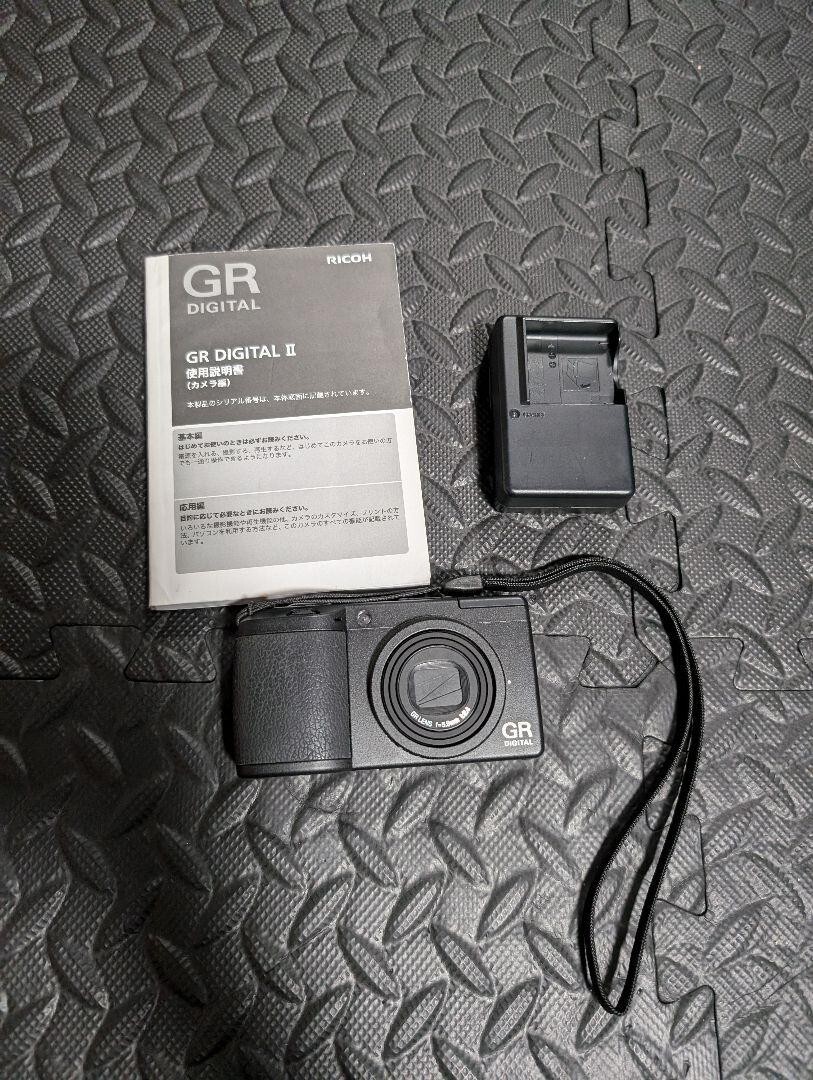 Ricoh GR DIGITAL II Black 10MP Compact Digital Camera JAPAN