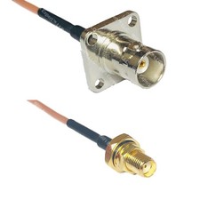 RG316 BNC Flange Female to SMA Female O-Ring RF Cable Rapid-SHIP LOT