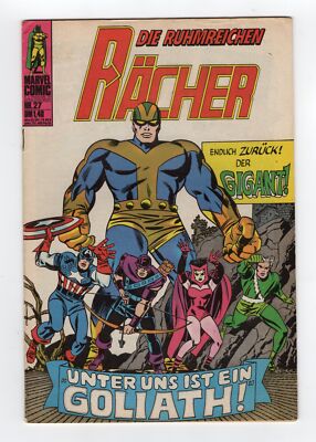 1966 MARVEL AVENGERS #28 1ST APP OF THE COLLECTOR & GOLIATH RARE KEY GERMAN