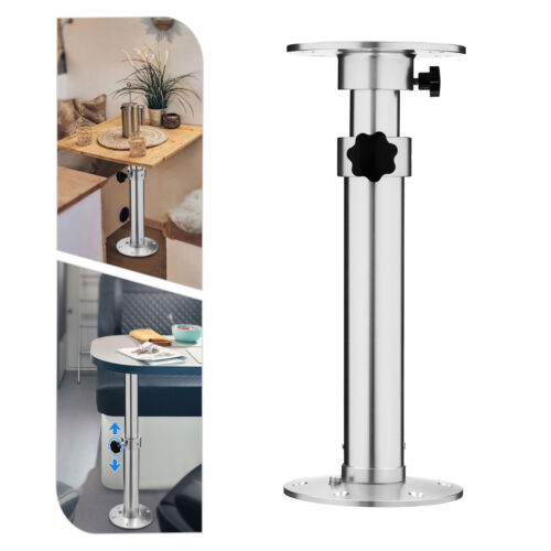 Campervan Caravan Desk Leg Detachable Dining Table Leg Adjustable Height 18-27" - Picture 6 of 15