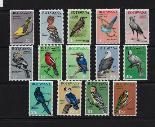 Botswana 1967 birds set (14) MNH. SG 220-233/ Scott 19-32. VF. CV £40 (a2220