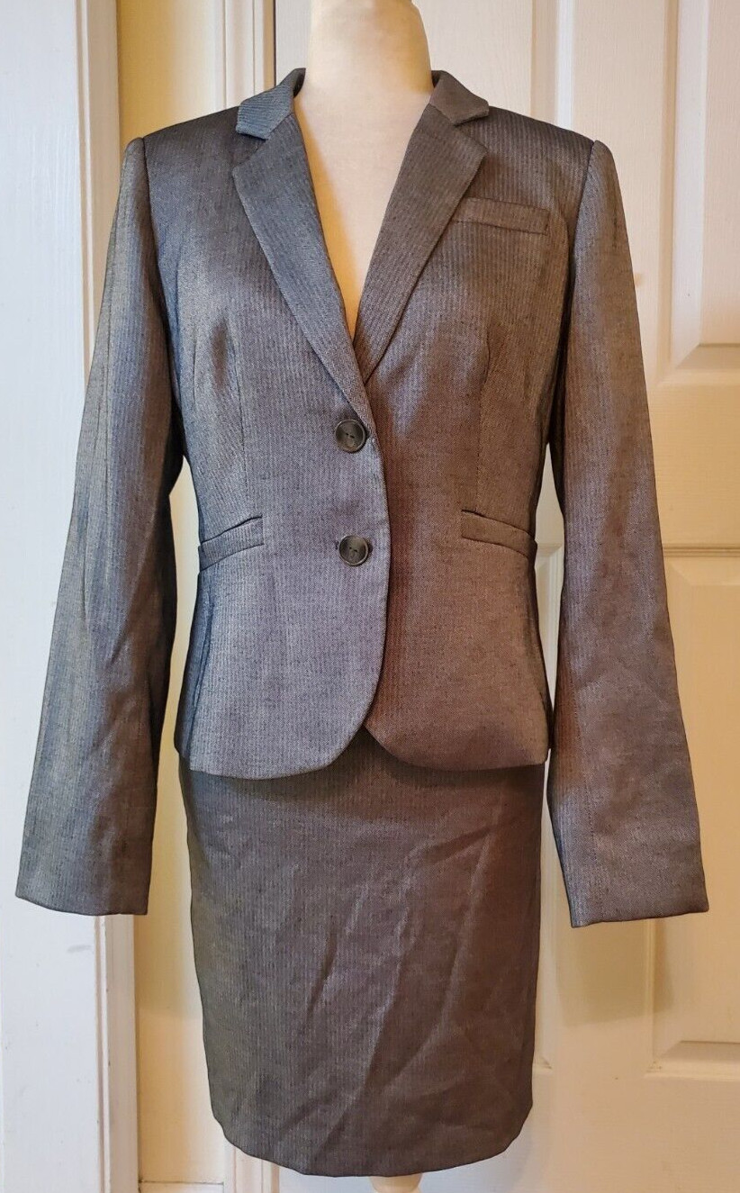 Calvin Klein Stretch 2PC Gray Polyester Blend Ski… - image 1