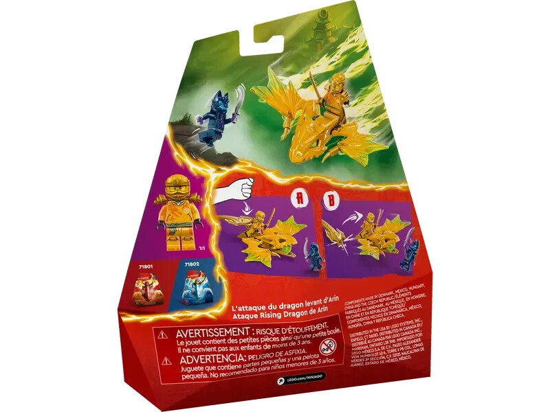 Lego Arin's Rising Dragon Strike 71803 NINJAGO Minifigure Building