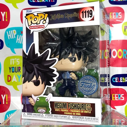 Megumi Fushiguro with Toads Jujutsu Kaisen Funko Pop 1119 Exclusive + Protector