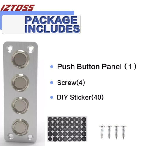 Panel de interruptor basculante marino de aluminio de 4 velocidades - precableado con indicador LED azul... - Imagen 7 de 7
